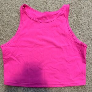 Fleo Bright Pink Crop Top